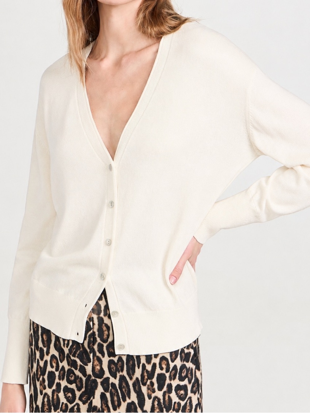 AYR $195 The Airport Women’s Merino Blend Cardigan Small EUC